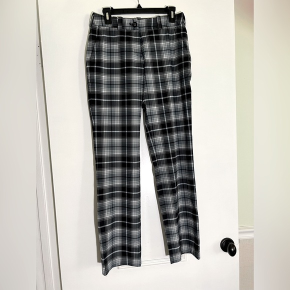Nike Golf Gray Plaid Pants - Picture 1 of 6